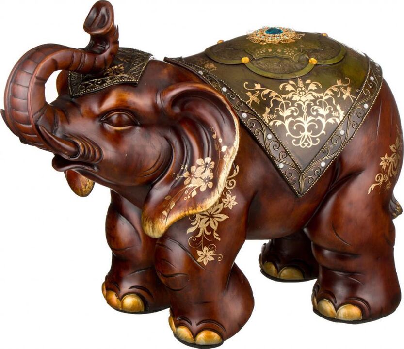 Figura di elefante come amuleto di fortuna